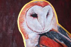 Owl Acrylic Painting 2 small