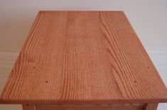 Oak Shaker Style Two Drawer Nightstand 3 small