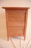Oak Shaker Style Two Drawer Nightstand 4 small
