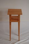 Cherry Asian Side Table With Shelf 1 small