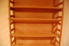 Cherry Asian Style Tall Bookshelf 1 small