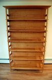 Cherry Asian Style Tall Bookshelf 2 small