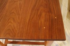 Hickory And Walnut Nightstand With Shelf And Drawer 3 small