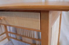 Curly Maple And Cherry Moser Inspiered Desk 6 small