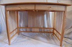 Curly Maple And Cherry Moser Inspiered Desk 2 small