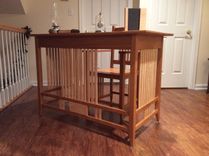 Curly Maple And Cherry Moser Inspiered Desk 4 small