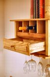 Wall Hanging Wine Rack / Bookshelf 2 small