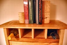 Wall Hanging Wine Rack / Bookshelf 4 small