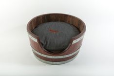 Wine Barrel Pet Bed 11 small