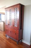 Cherry Cabinet With Frank Lloyd Wright Glass Inserts 3 small