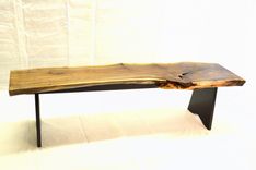 Walnut Burl Bench 1 small