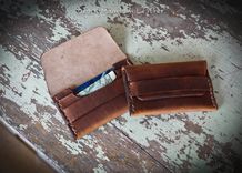 Custom Horween Leather Card Wallet 4 small