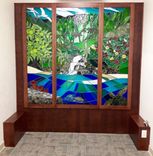 Stained Glass Prayer Room Wall - Kealaula 2 small