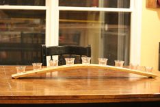 Wine Stave 9 Votive Candle Holder Or Menorah 2 small