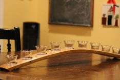Wine Stave 9 Votive Candle Holder Or Menorah 4 small