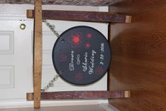 Wine Barrel Stave Sign 3 small