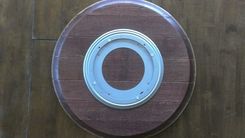 Wine Barrel Head Lazy Susan 4 small