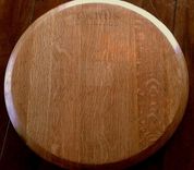 Wine Barrel Head Lazy Susan 3 small