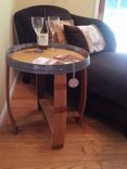 Wine Barrel End Table 2 small