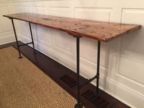 Reclaimed Barnwood Console Table 4 small
