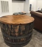 Wine Barrel End Table 3 small