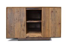 Rustic Reclaimed Wood Media Cabinet 2 small