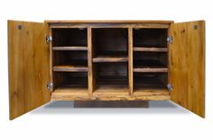 Rustic Reclaimed Wood Media Cabinet 4 small