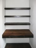 Reclaimed Wood Desk And Shelves–Construction & Installation 6 small
