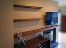 Reclaimed Lumber Floating Shelves 2 small