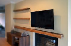 Reclaimed Lumber Floating Shelves 3 small