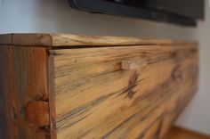 Rustic Floating Media Cabinet 3 small