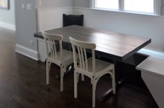 Reclaimed Wood Rustic Grey Dining Table 5 small