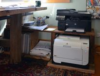 Rustic Wood Office Desk And File Storage 4 small