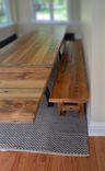 Industrial Wishbone Leg Rustic Wood Table And Bench 6 small