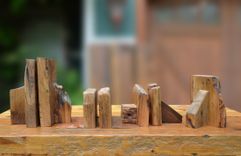 Rustic Bookends 1 small