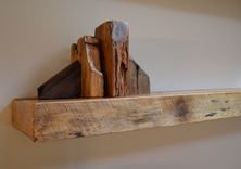 Rustic Reclaimed Wood Bookends 2 small