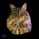 Custom Pet Cat Portrait Painting 1 small