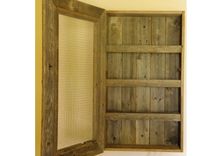 Reclaimed Cedar Rustic Spice Cabinet 4 small