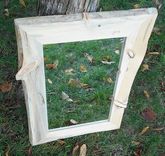 Rustic Framed Mirrors With Live Edge Made Of Red Pine 7 small