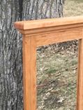 Natural Cherry Wood Framed Mirror - Cherry Wood Bedroom Mirror - Hallway Mirror - Bathroom Mirror 4 small