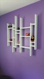 Random Thoughts- Floating Shelves-Modern Shelving-Wall Art-Shelf-Geometric-Dvd Storage-Bookshelf 1 small