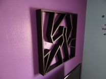 Geo Graffiti- Floating Shelves-Modern Shelving-Wall Art-Wall Decor-Shelf-Geometric-Graffiti. 3 small