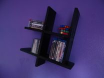 Small Shelf Organizer- Floating Shelves-Wall Art-Wall Decor-Dvd Storage-Bathroom Shelf 1 small
