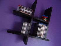 Small Shelf Organizer- Floating Shelves-Wall Art-Wall Decor-Dvd Storage-Bathroom Shelf 2 small