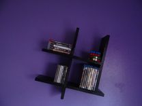 Small Shelf Organizer- Floating Shelves-Wall Art-Wall Decor-Dvd Storage-Bathroom Shelf 4 small