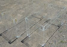 Acrylic "Button Line" Dining Table - Hand Crafted, Custom Made To Order 1 small