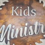 Rusted Steel Sawblade Sign. Custom Text Any Size You Wish. 3 small