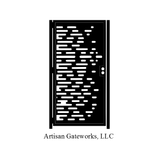 Hyperdrive Walkway Gate - Decorative Steel Gate - Garden Gate - Architectural Panel - Handmade 4 small