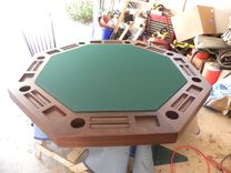 Black Walnut Poker Table ( No Base ) 1 small