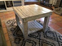 Reclaimed Farmhouse Rustic Side Table 4 small